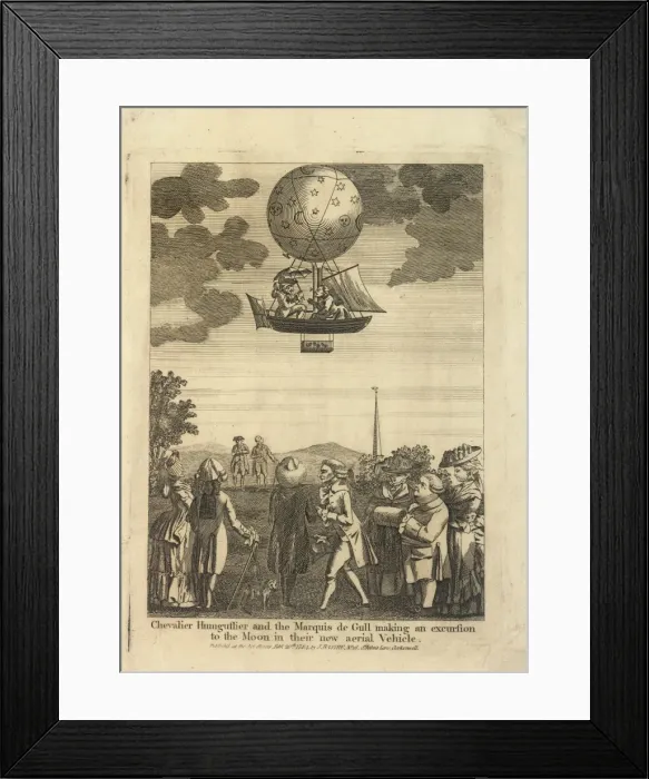 Framed Print : Excursion to the moon