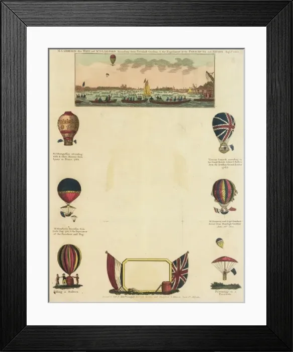 Framed Print : Balloons and ballooning scenes Framed Print : Balloons and ballooning scenes