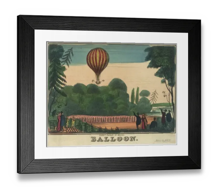 Framed Print : Balloon in flight Framed Print : Balloon in flight