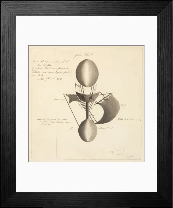 Framed Print : Flying Globe Framed Print : Flying Globe