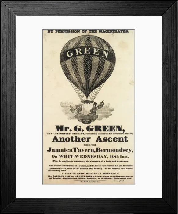 Framed Print : Balloon event, Charles Green Framed Print : Balloon event, Charles Green