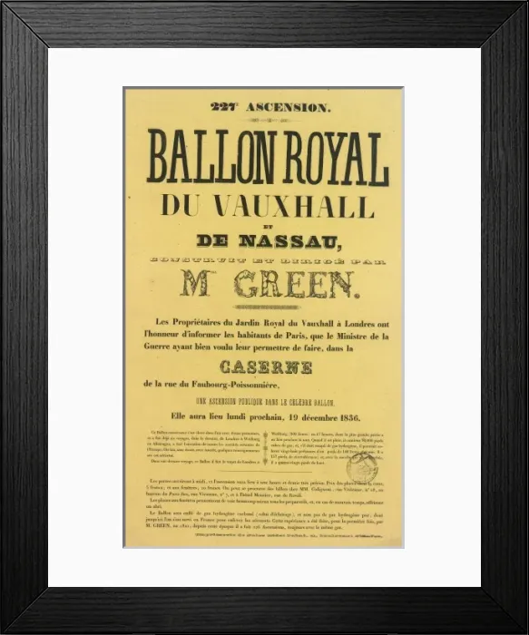 Framed Print : Balloon event, Charles Green Framed Print : Balloon event, Charles Green