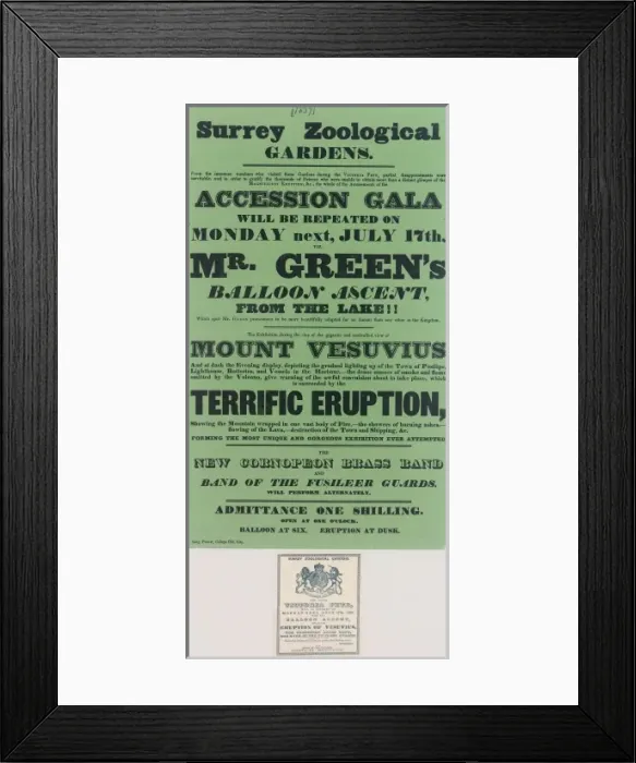 Framed Print : Balloon event, Charles Green Framed Print : Balloon event, Charles Green
