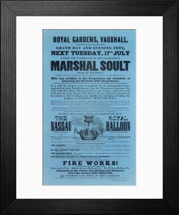 Framed Print : Balloon event, Charles Green Framed Print : Balloon event, Charles Green