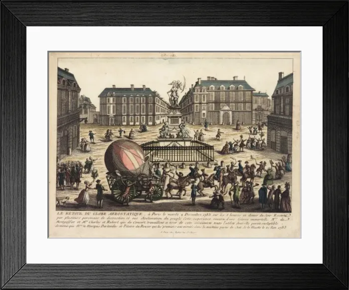 Framed Print : Return of a balloon, Paris Framed Print : Return of a balloon, Paris