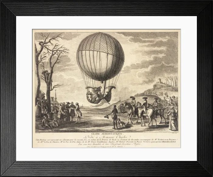 Framed Print : Balloon ascent from Prairie de Nesle, northern France Framed Print : Balloon ascent from Prairie de Nesle, northern France