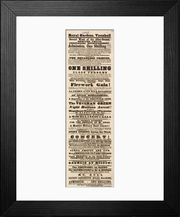 Framed Print : Balloon event, Charles Green Framed Print : Balloon event, Charles Green