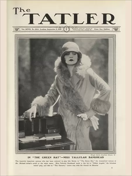 Tatler front cover featuring Tallulah Bankhead, 1925