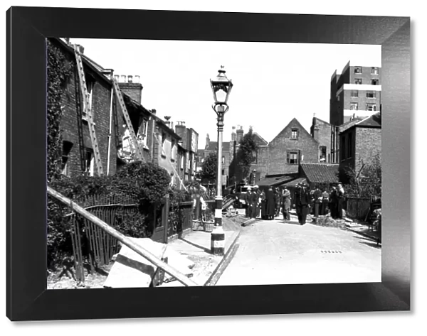 Blitz in London -- Weltje Road, Hammersmith, WW2