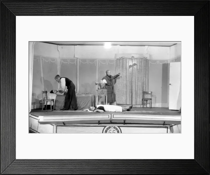 Framed Print : NFS (London Region) amateur variety show, WW2 Framed Print : NFS (London Region) amateur variety show, WW2