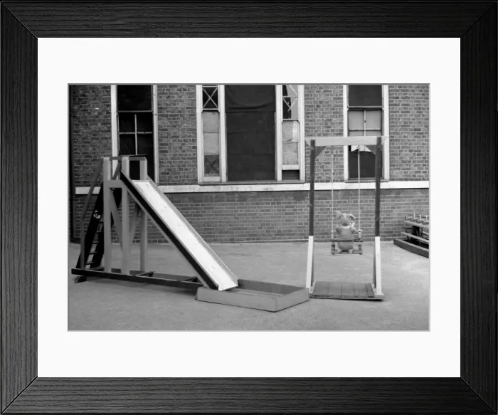 Framed Print : Toys made for local children on display, sub-station 80V Framed Print : Toys made for local children on display, sub-station 80V