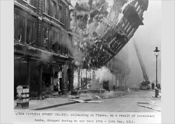 LFB and the Blitz - Queen Victoria Street