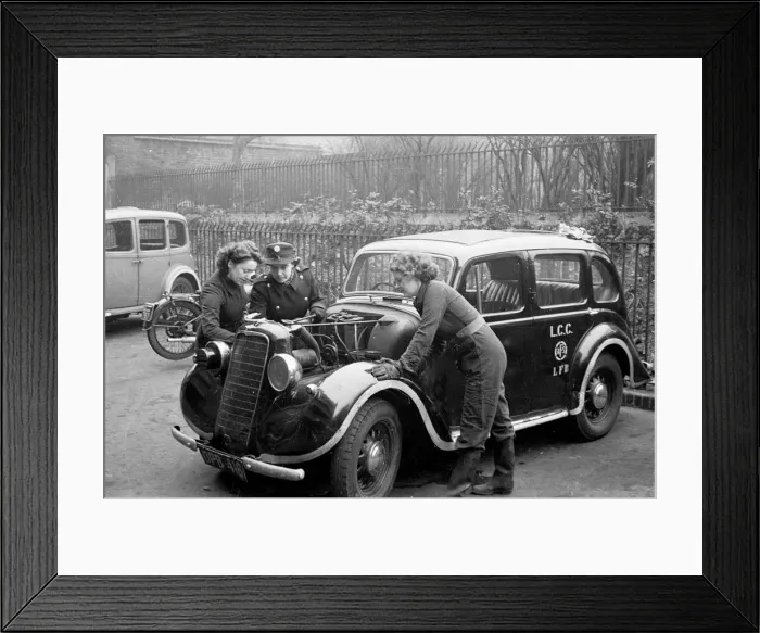 Framed Print : NFS firewomen at work, rest and play, WW2 Framed Print : NFS firewomen at work, rest and play, WW2