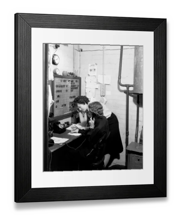 Framed Print : Newly built NFS (London Region) fire station, WW2 Framed Print : Newly built NFS (London Region) fire station, WW2