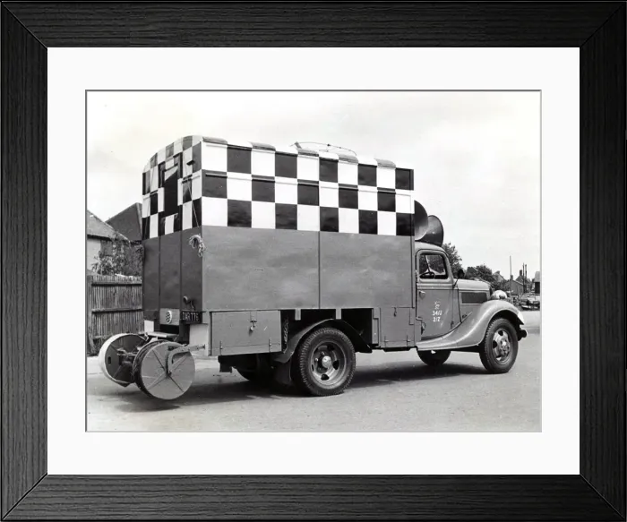 Framed Print : NFS fire force No. 34 District fire control unit, Northwood Framed Print : NFS fire force No. 34 District fire control unit, Northwood