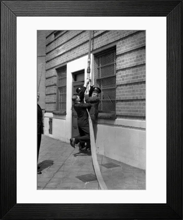 Framed Print : Franklin. E. Smith hose coupling, WW2 Framed Print : Franklin. E. Smith hose coupling, WW2
