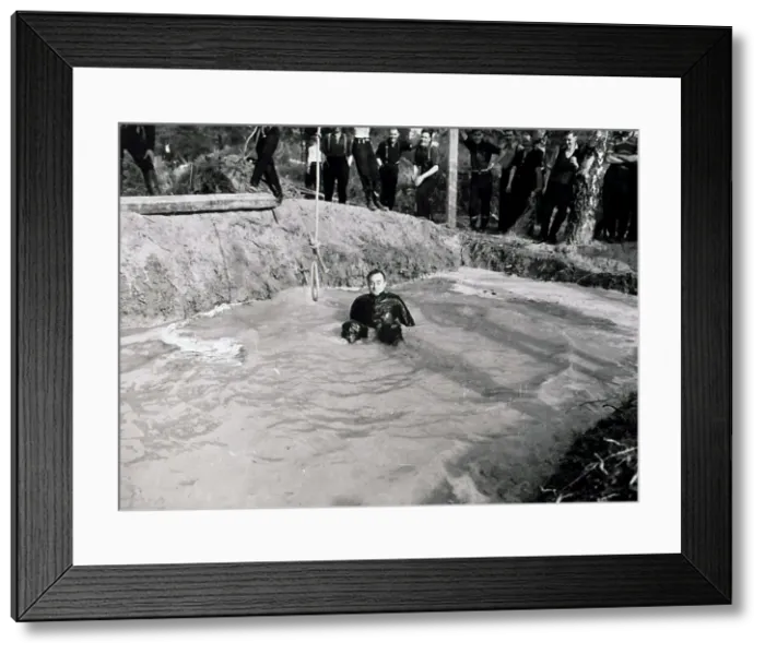 Framed Print : NFS firefighters at a training camp, WW2 Framed Print : NFS firefighters at a training camp, WW2