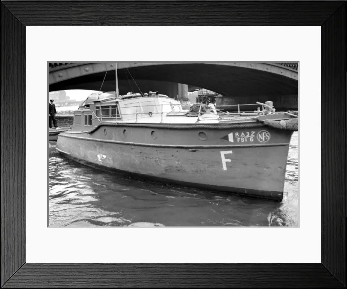 Framed Print : NFS (London Region) River Thames Formation, WW2 Framed Print : NFS (London Region) River Thames Formation, WW2
