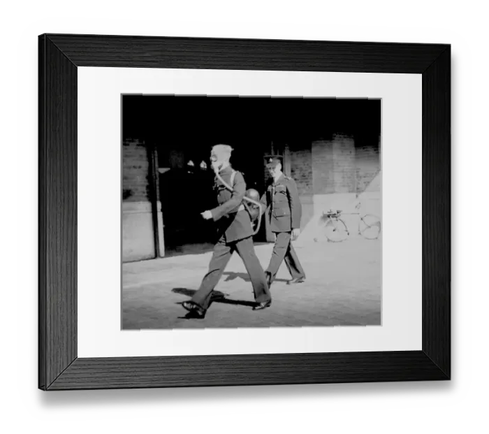Framed Print : NFS (London) breathing apparatus training, WW2 Framed Print : NFS (London) breathing apparatus training, WW2