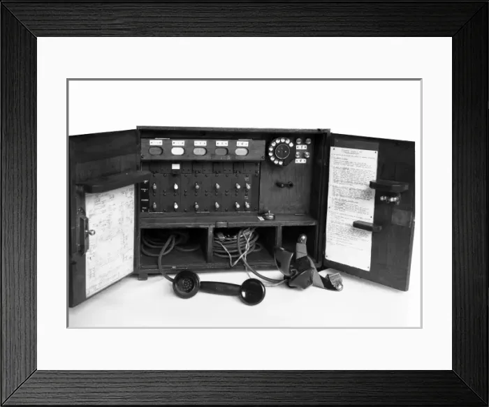 Framed Print : Home Office-NFS Fire Force mobile telecom unit, WW2 Framed Print : Home Office-NFS Fire Force mobile telecom unit, WW2