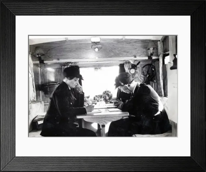 Framed Print : NFS (London Region) Communications caravan, WW2 Framed Print : NFS (London Region) Communications caravan, WW2