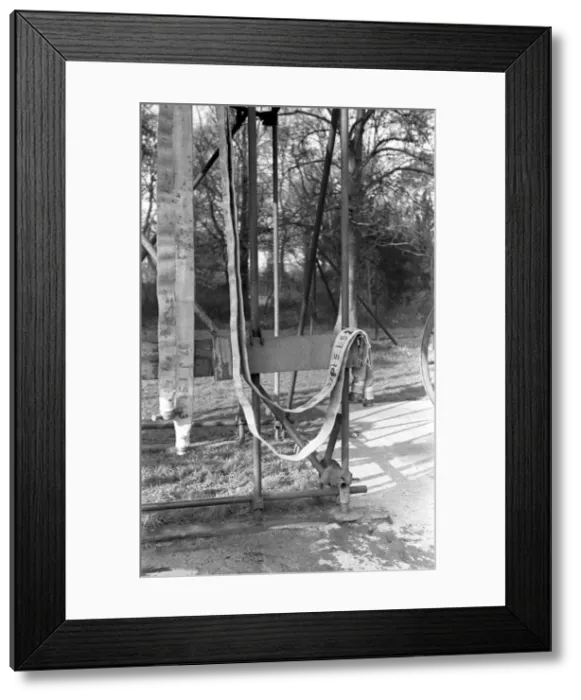 Framed Print : NFS training / instructional photo, use of hose, WW2 Framed Print : NFS training / instructional photo, use of hose, WW2