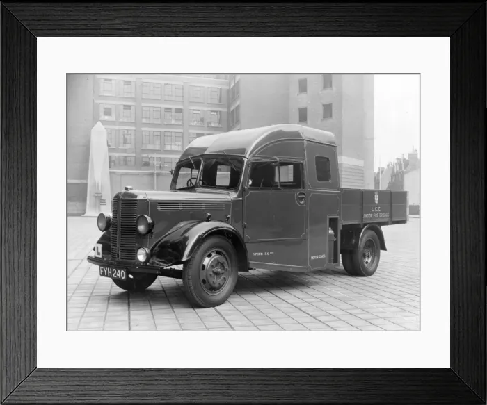 Framed Print : LCC-LFB general purpose lorry Framed Print : LCC-LFB general purpose lorry