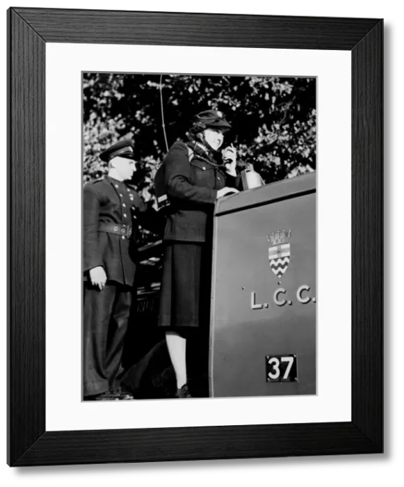 Framed Print : LCC-LFB AFS mobile column exercise Framed Print : LCC-LFB AFS mobile column exercise