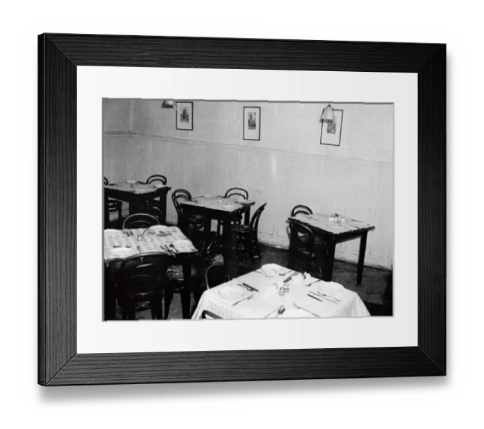 Framed Print : Fire in a restaurant, Bulstrode Street, London W1 Framed Print : Fire in a restaurant, Bulstrode Street, London W1