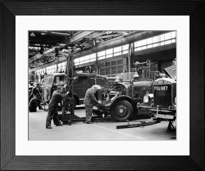 Framed Print : LCC-LFB Vehicle and equipment workshops complex Framed Print : LCC-LFB Vehicle and equipment workshops complex