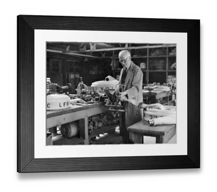 Framed Print : LCC-LFB Vehicle and equipment workshops complex Framed Print : LCC-LFB Vehicle and equipment workshops complex