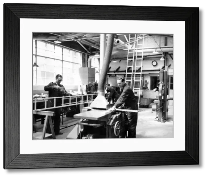 Framed Print : LCC-LFB Vehicle and equipment workshops complex