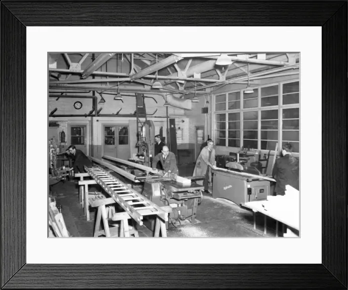 Framed Print : LCC-LFB Vehicle and equipment workshops complex Framed Print : LCC-LFB Vehicle and equipment workshops complex