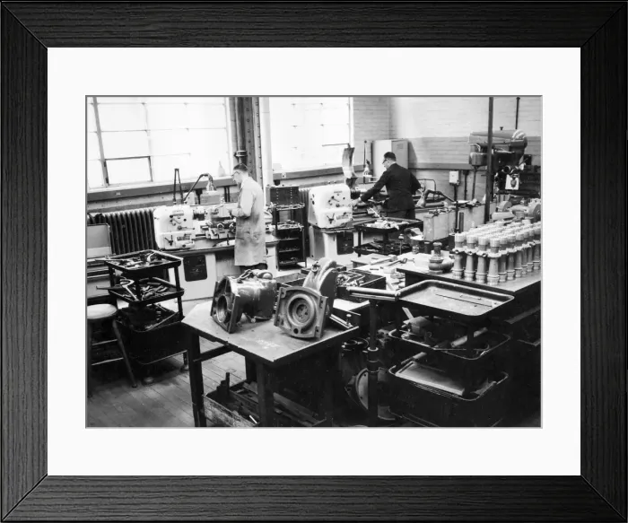 Framed Print : LCC-LFB Vehicle and equipment workshops complex Framed Print : LCC-LFB Vehicle and equipment workshops complex