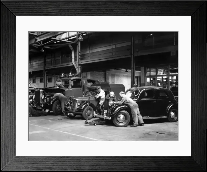 Framed Print : LCC-LFB Vehicle and equipment workshops complex Framed Print : LCC-LFB Vehicle and equipment workshops complex