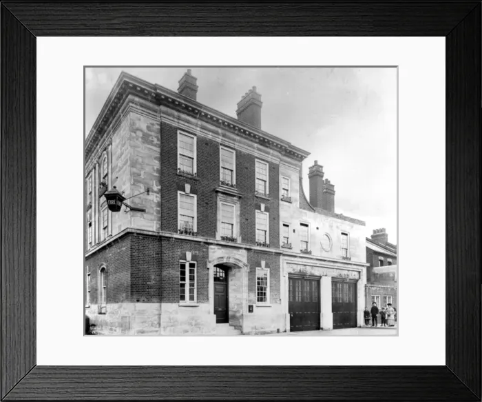 Framed Print : LCC-LFB Plumstead fire station, SE London Framed Print : LCC-LFB Plumstead fire station, SE London