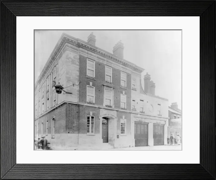 Framed Print : LCC-LFB Plumstead fire station, SE London Framed Print : LCC-LFB Plumstead fire station, SE London
