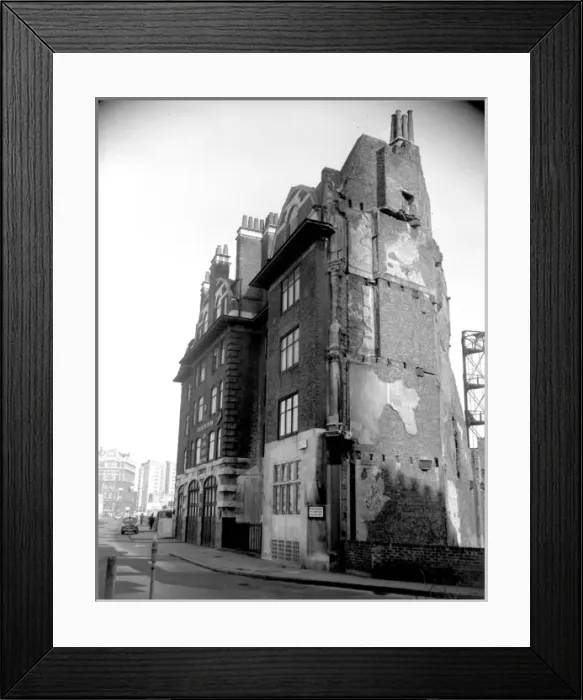 Framed Print : LCC-LFB Red Cross Street fire station, City of London Framed Print : LCC-LFB Red Cross Street fire station, City of London