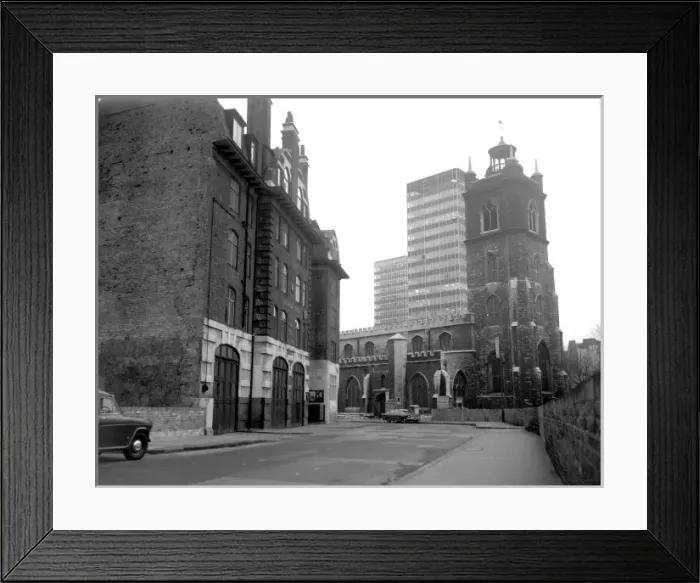 Framed Print : LCC-LFB Red Cross Street fire station, City of London Framed Print : LCC-LFB Red Cross Street fire station, City of London