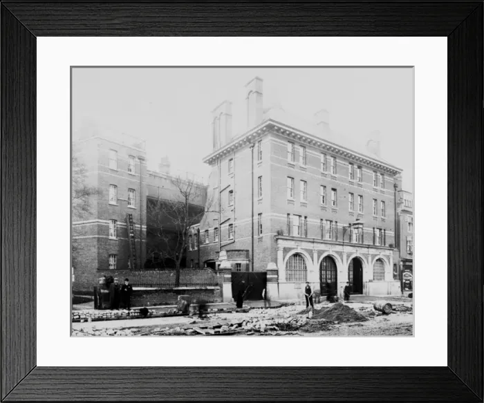 Framed Print : LCC-LFB Lewisham fire station, SE London Framed Print : LCC-LFB Lewisham fire station, SE London