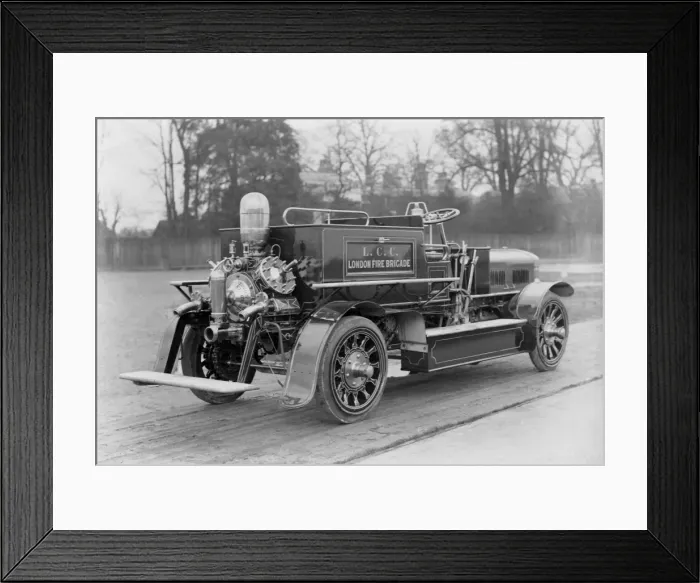 Framed Print : LCC-LFB Merryweather chain-driven Hatfield pump Framed Print : LCC-LFB Merryweather chain-driven Hatfield pump