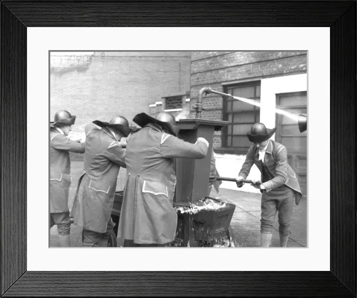 Framed Print : GLC-LFB Centenary Royal Review at Lambeth HQ Framed Print : GLC-LFB Centenary Royal Review at Lambeth HQ