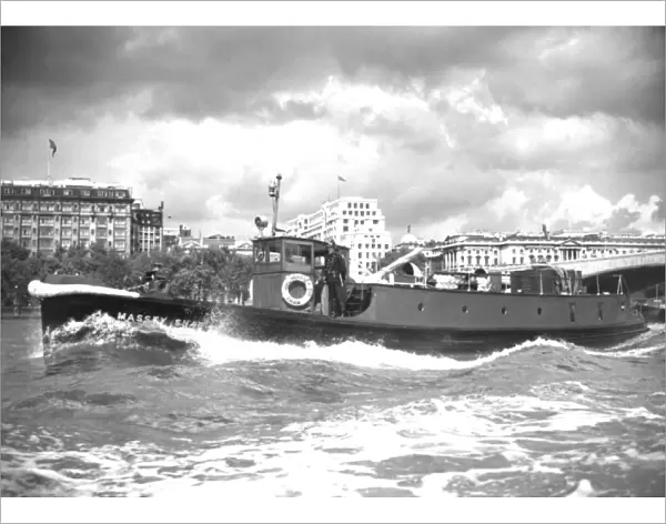 Massey Shaw fireboat, River Thames, London