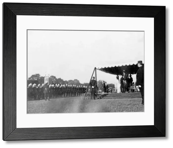 Framed Print : LCC-LFB Royal Review in Hyde Park by Edward VII Framed Print : LCC-LFB Royal Review in Hyde Park by Edward VII
