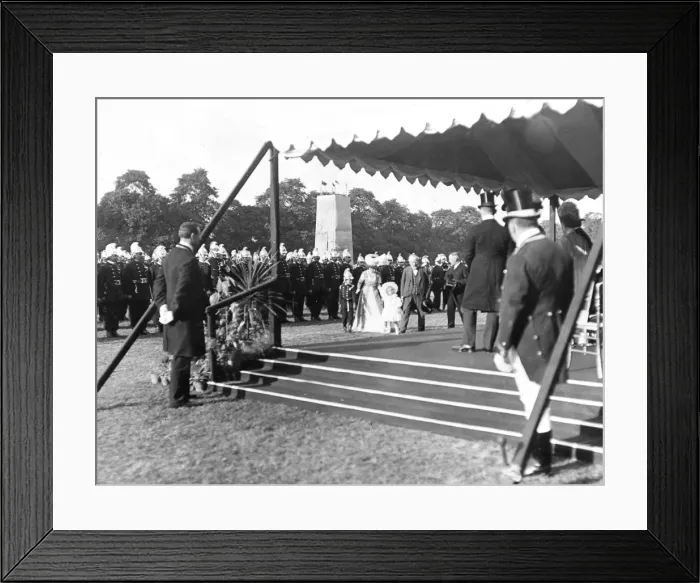 Framed Print : LCC-LFB Royal Review in Hyde Park by Edward VII Framed Print : LCC-LFB Royal Review in Hyde Park by Edward VII