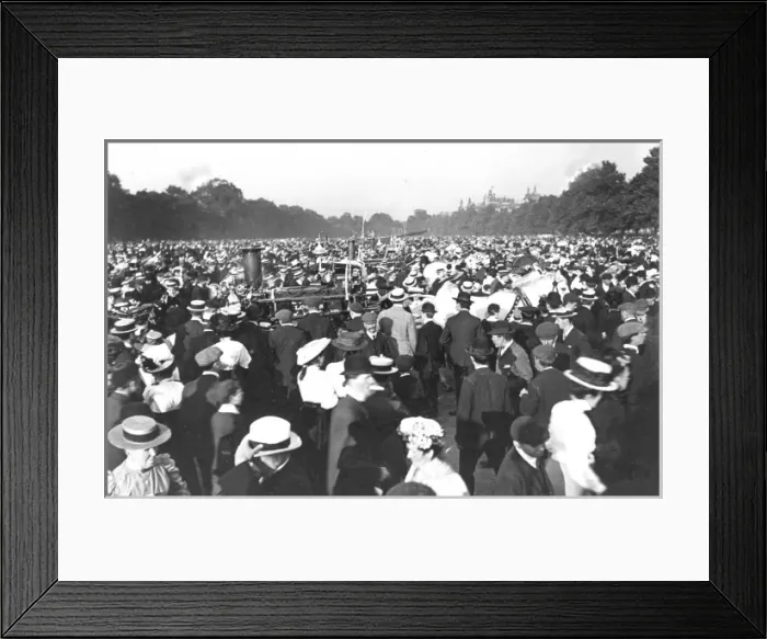 Framed Print : LCC-LFB Royal Review in Hyde Park by Edward VII Framed Print : LCC-LFB Royal Review in Hyde Park by Edward VII