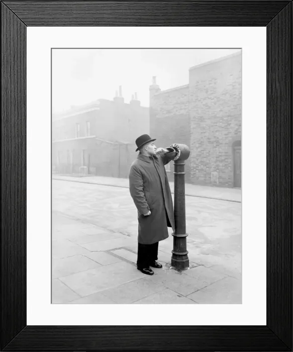 Framed Print : Fire Brigade street fire alarm call post Framed Print : Fire Brigade street fire alarm call post