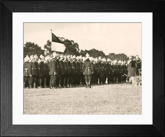 Framed Print : LCC-LFB Review of the Brigade by Edward VII Framed Print : LCC-LFB Review of the Brigade by Edward VII