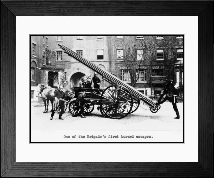Framed Print : LCC-MFB horse drawn wheeled escape cart Framed Print : LCC-MFB horse drawn wheeled escape cart
