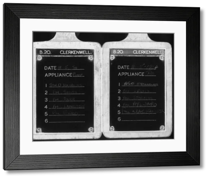 Framed Print : LCC-LFB fatal warehouse fire, Langley Street WC2 Framed Print : LCC-LFB fatal warehouse fire, Langley Street WC2